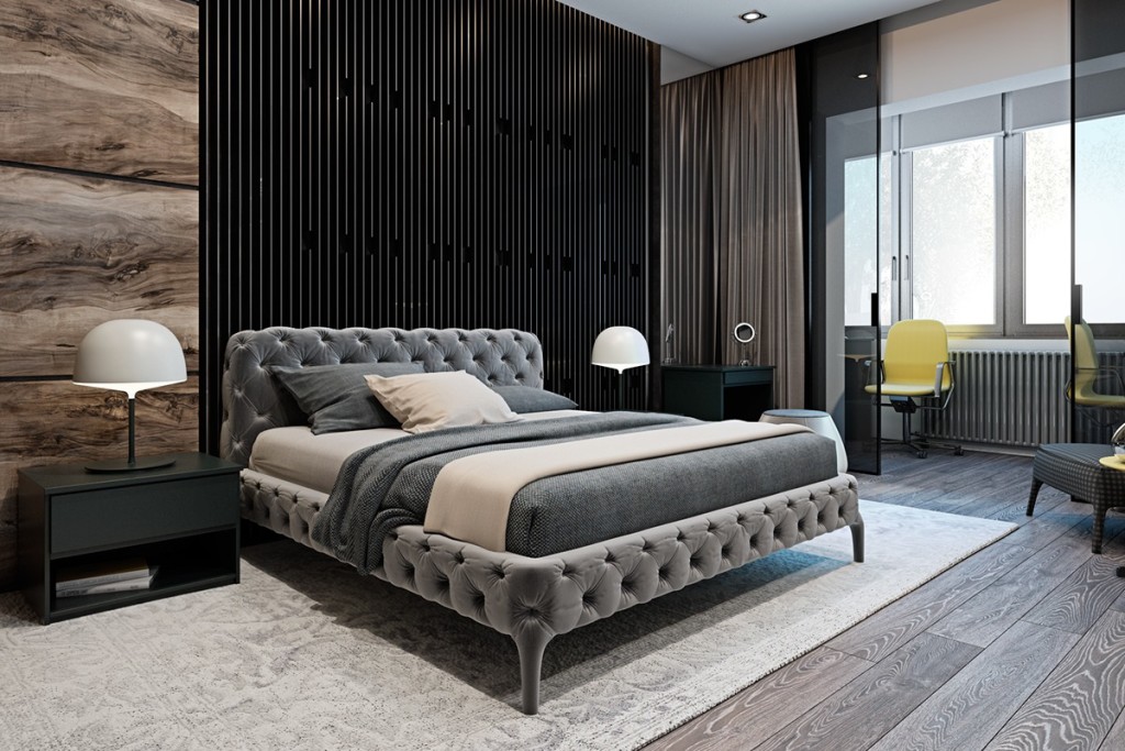 Bedroom with Interior Textures