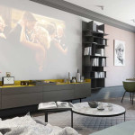 Blue Green and Yellow Living Room