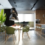 Colorful Dark Kitchen
