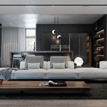 Grayscale Apartment with Wood Accents