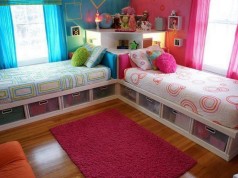 Space Efficient Bed With Storage