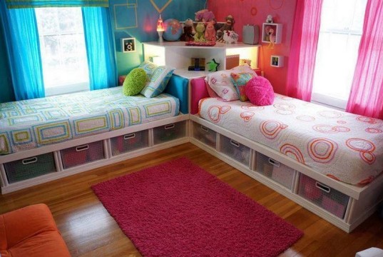 Space Efficient Bed With Storage