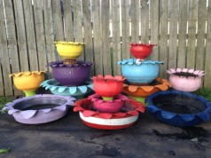 Turn Your Old Tires Into Super Attractive Planters