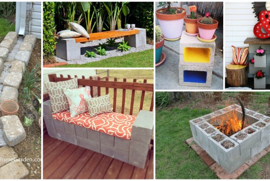 17 Extraordinary Ideas on How to Decorate Your Yard with Cinder Blocks