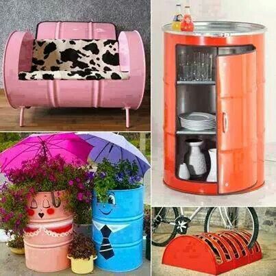 21 Gallon Metal Drum Project Ideas