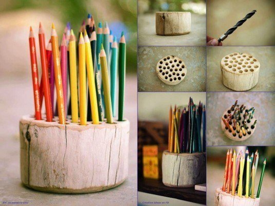 Fantastic way to organize the pens and pencils on your desk