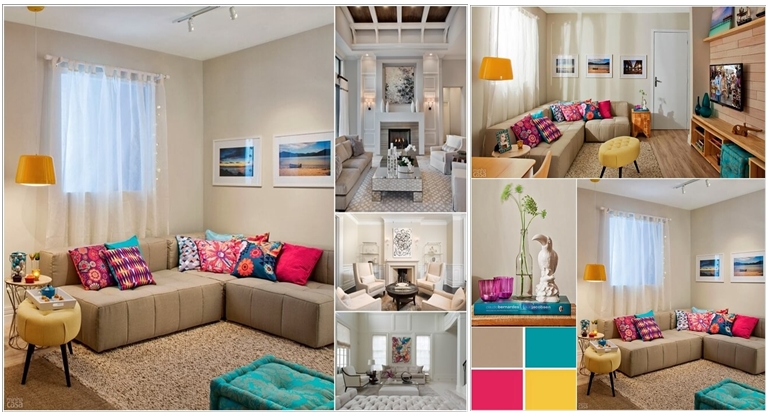 Spread Colors and Life in Your Neutral Living Room