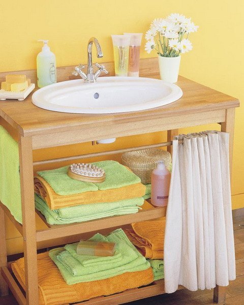 Use the Space Around the Sink