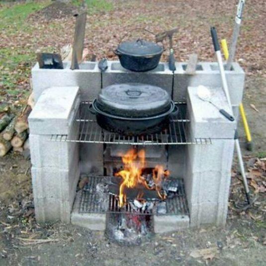 Why spending money on barbecue when you can create one at home. The idea is stunning and will blow your mind. Plus, you can make it in no time.