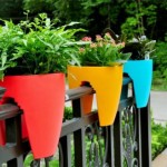 12 Flower Pots In Different Colors For Your Balcony