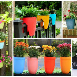 12 Flower Pots In Different Colors For Your Balcony