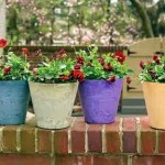 12 Flower Pots In Different Colors For Your Balcony