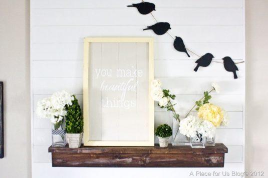 Adorable Spring Mantel Decor Ideas That Will Warm Your Hearts