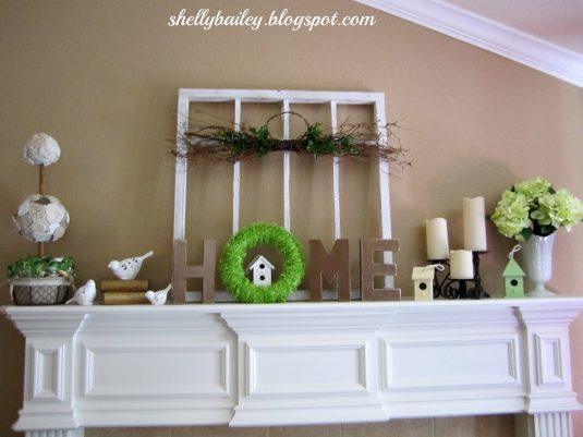 Adorable Spring Mantel Decor Ideas That Will Warm Your Hearts
