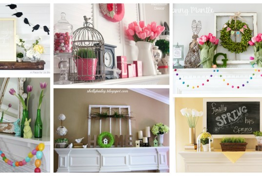 Adorable Spring Mantel Decor Ideas That Will Warm Your Hearts
