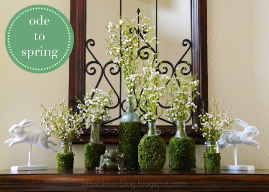 Adorable Spring Mantel Decor Ideas That Will Warm Your Hearts