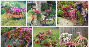 12 Old Bicycles For Smart Garden Decoration