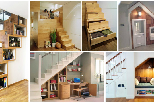 14 Smart Ideas How To Use Empty Space Under Stairs