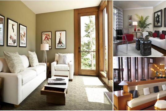 18 PICTURES WITH IDEAS FOR THE LAYOUT OF SMALL LIVING ROOMS