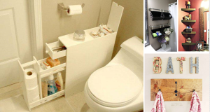 10 Unique Genius Bathroom Storage Ideas
