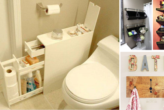 10 Unique Genius Bathroom Storage Ideas