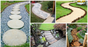 13 DIY Garden Pathway-Inspiration For All Garden Lovers