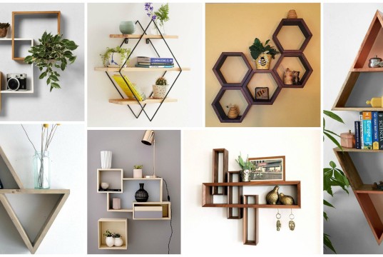 15 DIY Geometric Shelves You Can Make in No Time