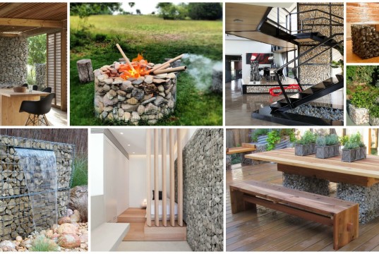 10 Brilliant Gabion Projects for Your Interior and Yard