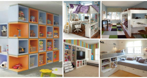 10 Efficient Space Saving In Small Kids’ Room