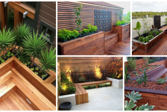 15 Inspirations on Modernizing The Garden With Built in Planters
