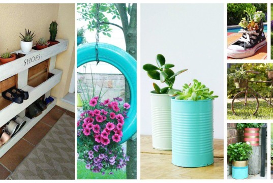 Wonderful Creative Garden Container Ideas