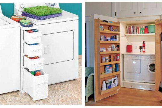 10 Awesome Ideas for Tiny Laundry Spaces