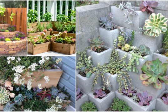 DIY Corner Planters Perfect For Small Gardens