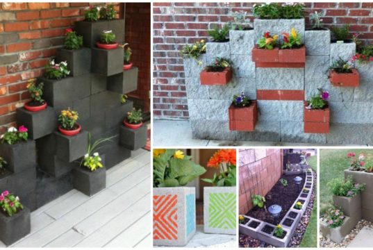 10 Impressive Cinder Block Gardens that will Take Your Breath Away