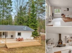 A Small White House in the Woods of Sweden 0