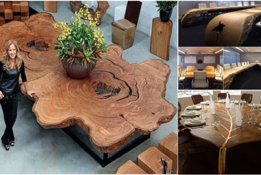 15 Amazing Artistic Wooden Table Designs!