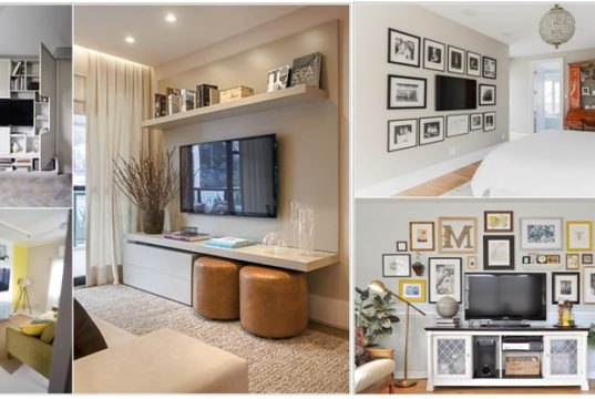 Design an Interesting and Chic TV Wall