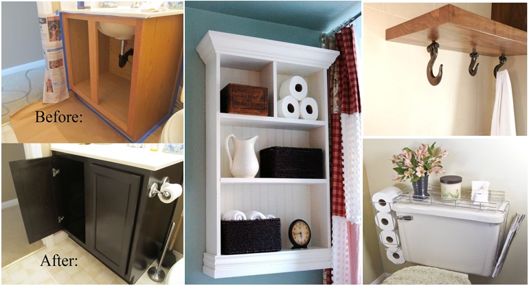 Top 10 Best DIY Bathroom Projects - Ideas to Love