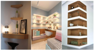 10 Dreamlike Corner Wall Shelves fro Bedroom