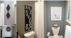 10 Creative DIY Bathroom Wall Decor Ideas