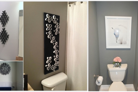 10 Creative DIY Bathroom Wall Decor Ideas