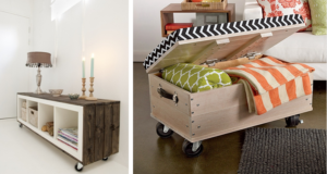 14 Space Saving Projects on Wheels