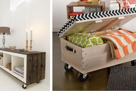14 Space Saving Projects on Wheels