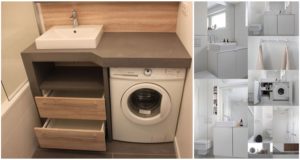 Small Bathrooms with Washing Machines