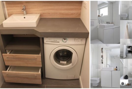 Small Bathrooms with Washing Machines