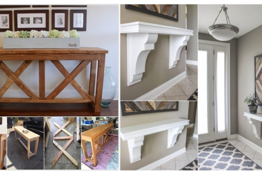 Fabulous DIY Entryway Table Ideas