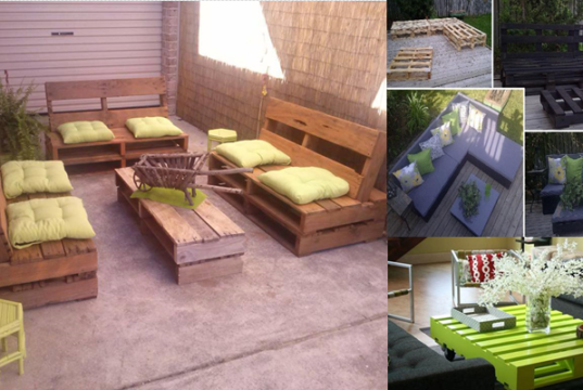 Recycled Wood Pallet Decoration and Functionality