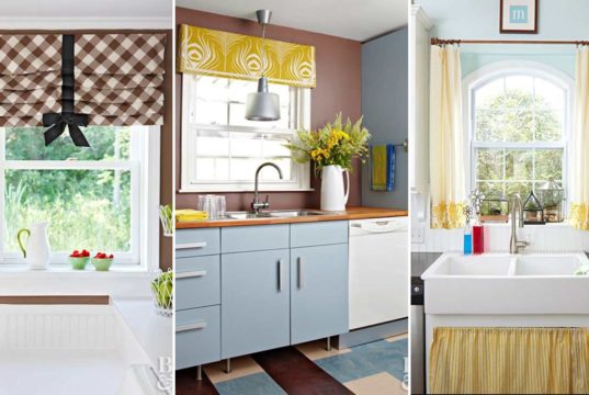 DIY Kitchen Window Treatments