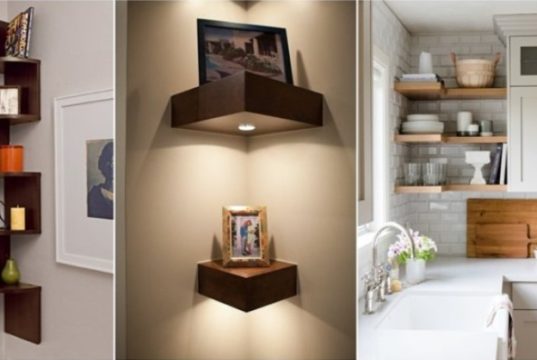 10 Clever Corner Shelf Ideas