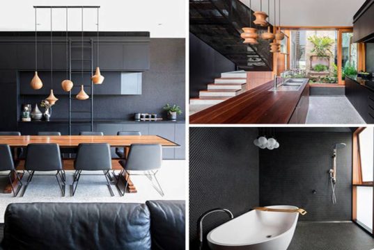 Amazing Carter Williamson Architects Used Black To Give This Interior A Bold Appearance